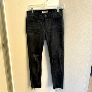 Madewell distressed skinny jeans
